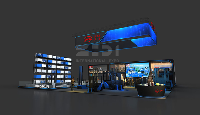 物流展设计图 物流展设计图