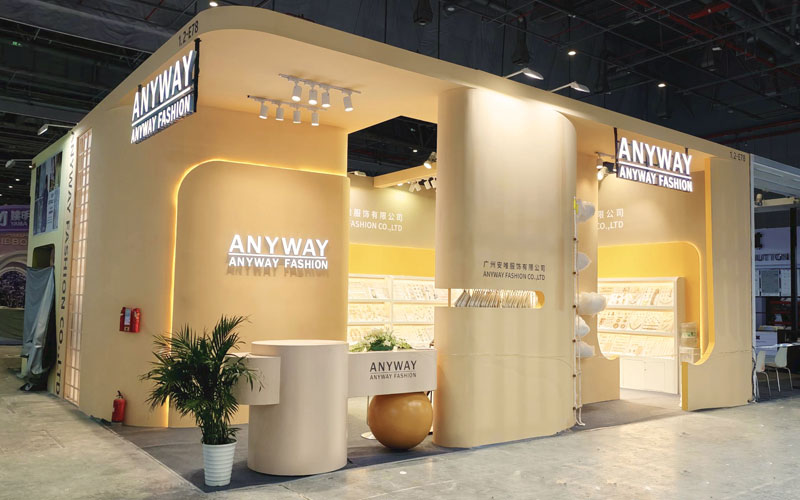 泽迪展台搭建公司携手“安唯”亮相上海纺织面料展