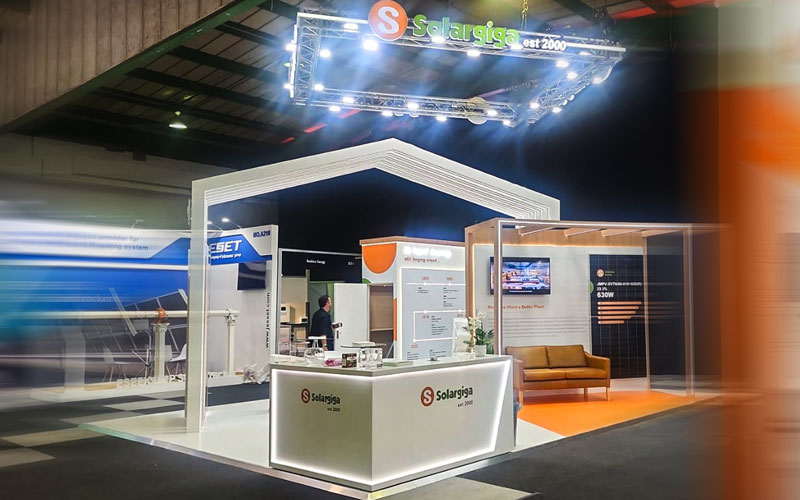 泽迪展位设计搭建公司携手“阳光能源”亮相南非光伏展
