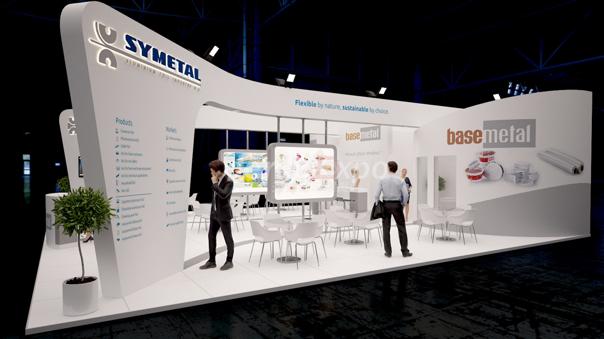 125㎡国外创意展厅设计欣赏