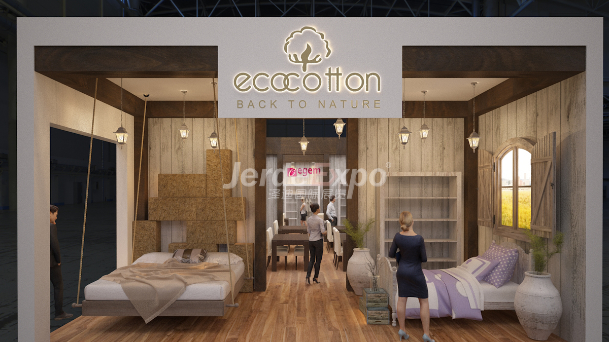 110㎡国外知名家具展厅外立面效果图