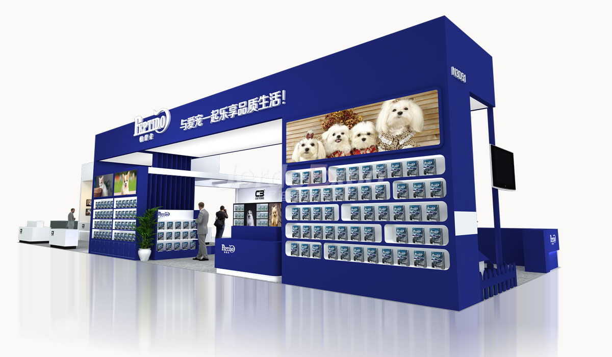 展会设计效果图平面图