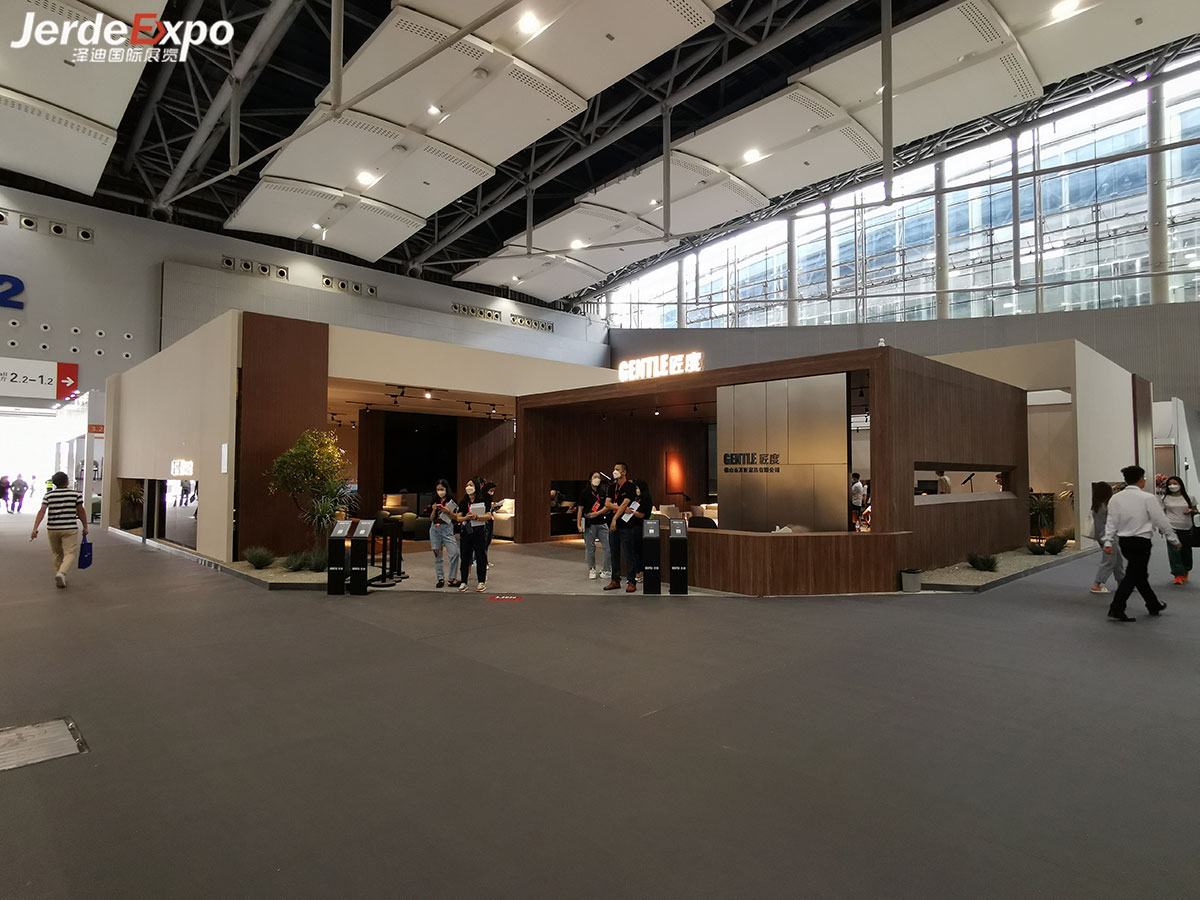 广州480㎡家具展览搭建案例