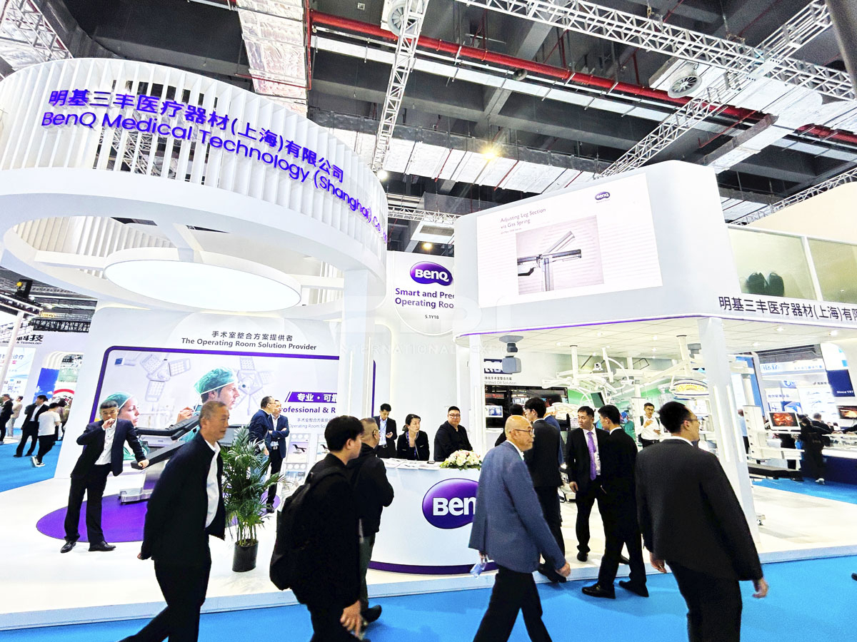 上海医疗展台设计布置